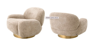 Udine swivel armchair by Eichholtz