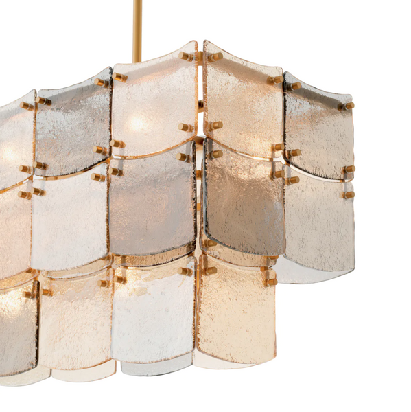 Laurent Rectangular Chandelier by Eichholtz