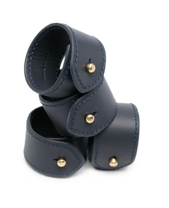 Ralph Lauren Home Wyatt Navy set of four napkin rings