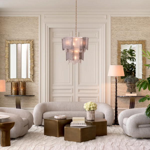 Cosenza swivel armchair by Eichholtz