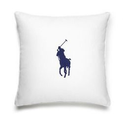 Ralph Lauren Home decorative pillow, from the Pony collection (Pomegranate)