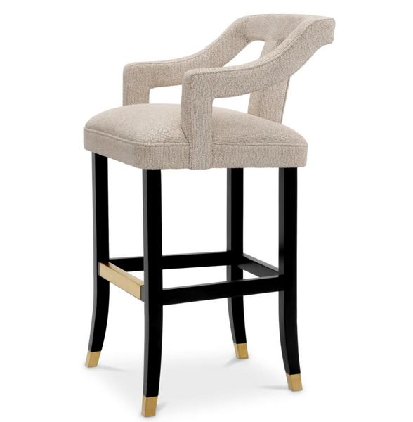 Krzesło barowe Roumier marki Eichholtz