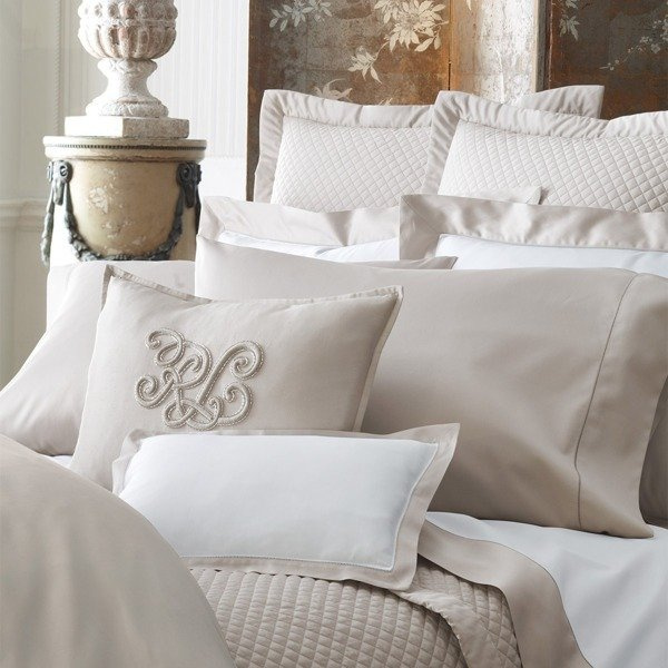 Prześcieradło Ralph Lauren Home, z kolekcji Langdon (Silver)