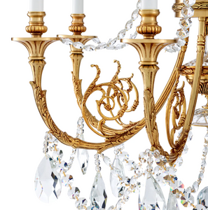 Duvaux chandelier by Eichholtz 