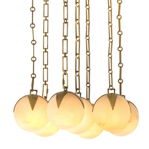 Alesa L chandelier by Eichholtz