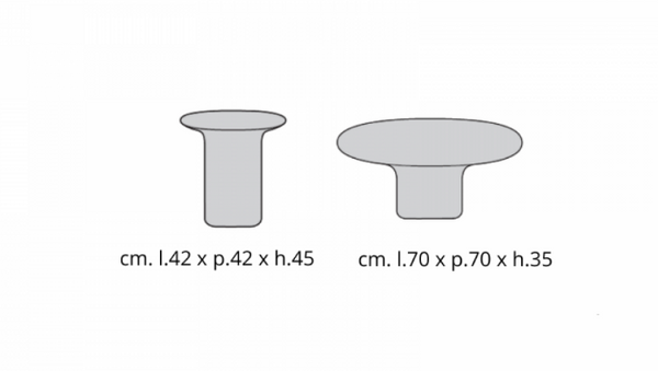 Callas In & Outdoor coffee table by Casamilano