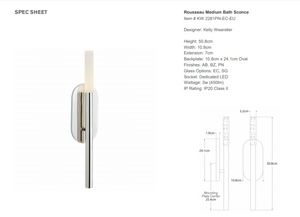 Kelly Wearstler Rousseau Medium wall lamp 