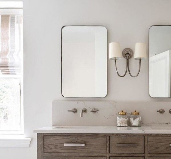 Reed Double wall lamp by Thomas O'Brien