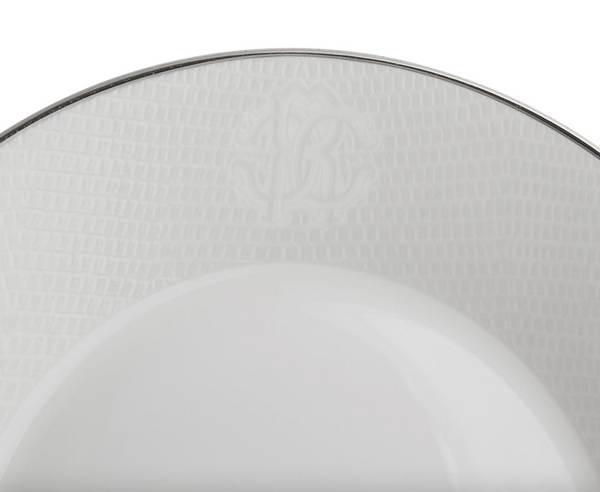 Roberto Cavalli Home service plate, from the Lizzard (Platin-Large) collection