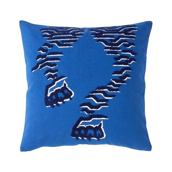 Kenzo Tigre decorative pillow (blue)