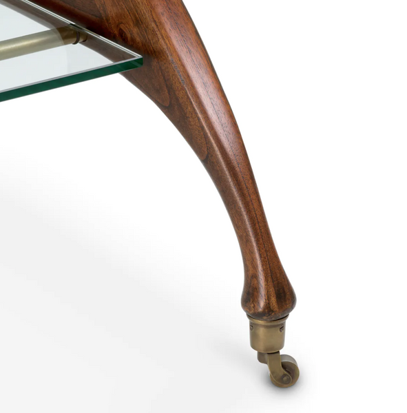 Manzo Double serving trolley from Eichholtz