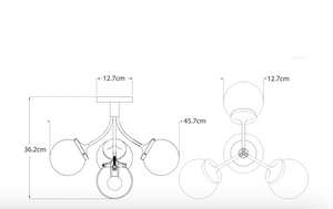 Plafon Prescott Medium Kate Spade New York marki Visual Comfort