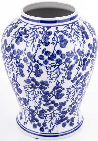 Blue Blossom Ceramic Vase