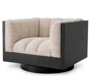 Davide swivel armchair by Eichholtz