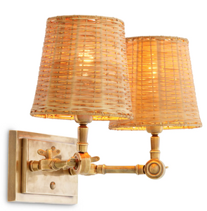 Wentworth Double Wall Lamp by Eichholtz