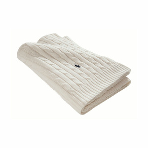 Ralph Lauren Home blanket, from the Cable collection (White)