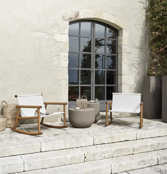 Hashi rocking chair by Gervasoni 1882