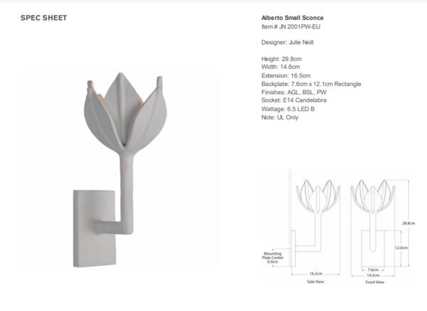 Kinkiet Julie Neill Alberto Small marki Visual Comfort