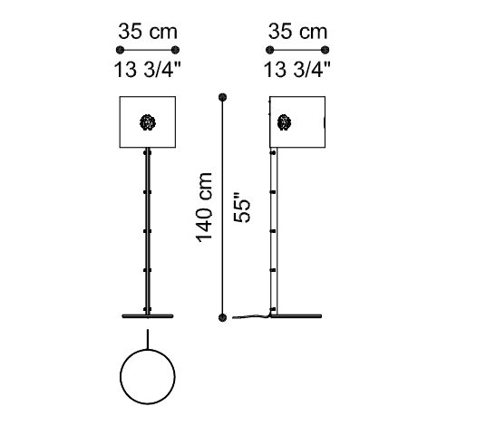 Lampa podłogowa Menai marki Roberto Cavalli Home Interiors