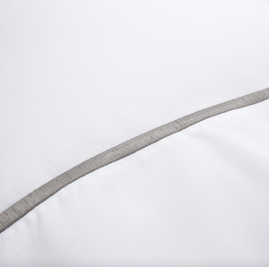 Yves Delorme comforter cover, from the Athena (Platine) collection