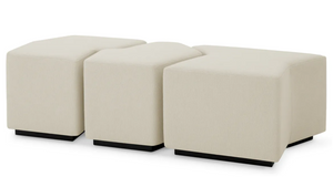 Filbert three-module bench by Eichholtz