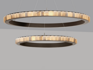 Avalon Oval chandelier by CTO Lighting