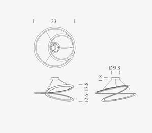 Kepler Minor pendant lamp by Nemo Lighting