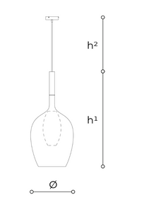 Lampa wisząca Rosè Maxi marki Italamp