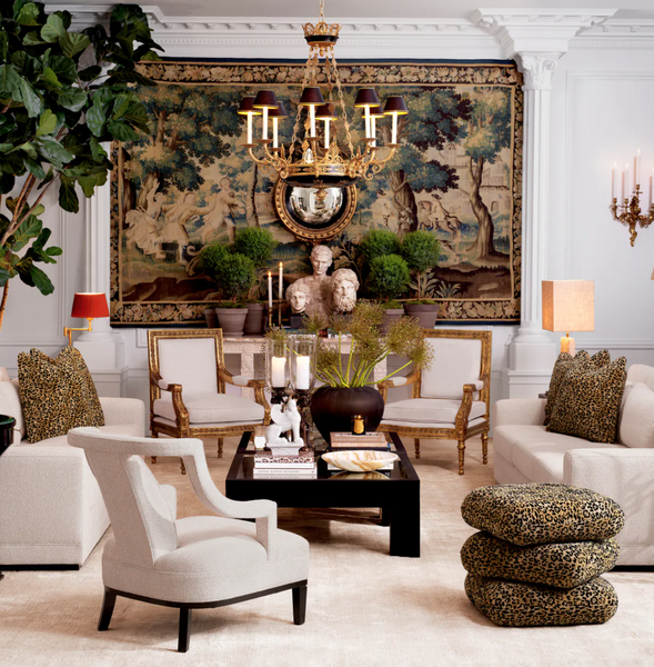 Puf Greenwich marki Eichholtz