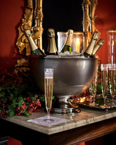 Ralph Lauren Home crystal martini glass, from the Langley collection