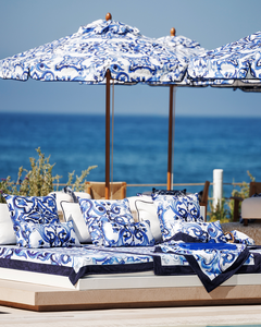 Poduszka płócienna Dolce&Gabbana, Blu Mediterraneo