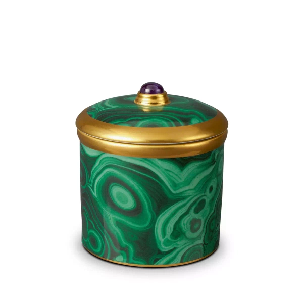 Malachite L'Objet scented candle, from the Luminescence collection