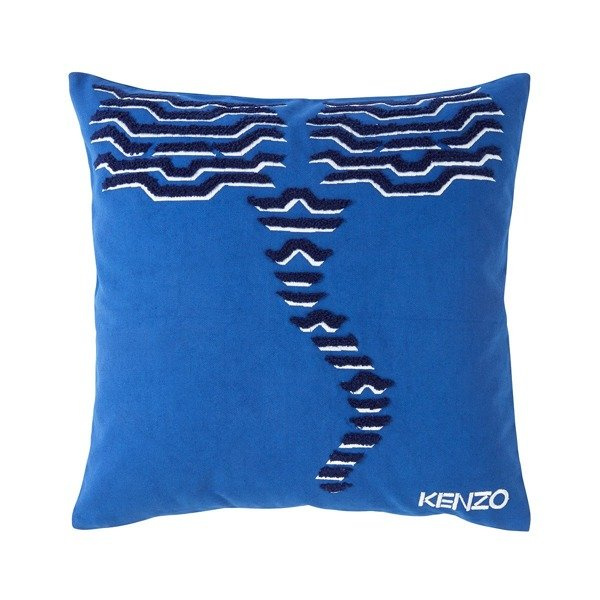 Kenzo Tigre decorative pillow (blue)