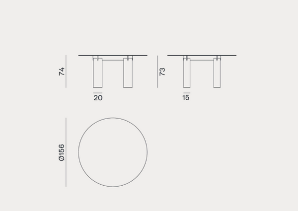 Daen 36 table by Gervasoni 1882