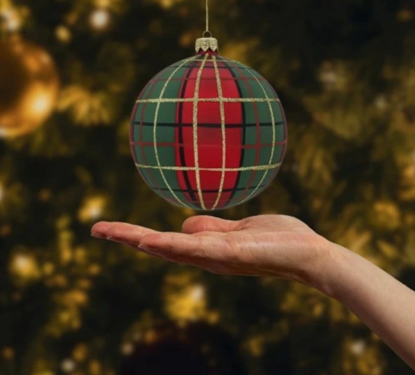 Christmas Decoration - Tartan Bauble