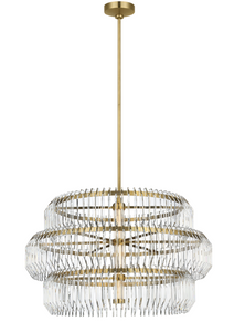 Killarney 32’ chandelier by Waterford