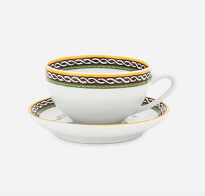 Filiżanka i spodek do cappuccino Dolce&Gabbana, Carretto Siciliano