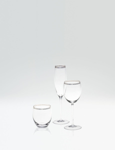 Armani Casa wine glass, from the Dvorak collection