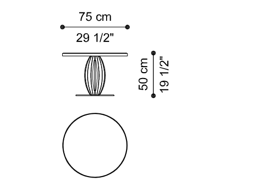 Stolik Pumpkin Roberto Cavalli Home Interiors
