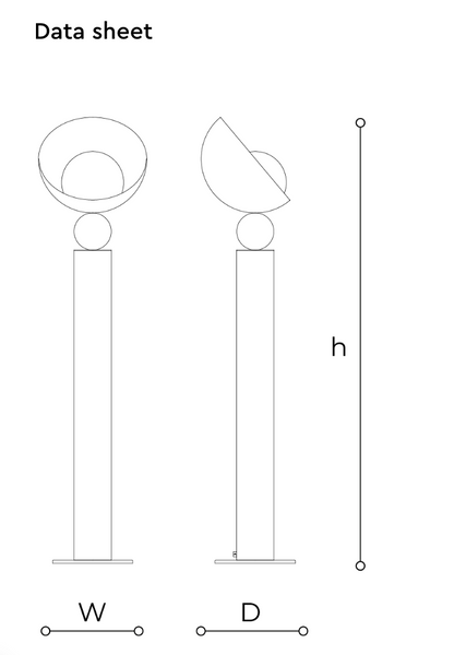 Lampa podłogowa Aurora marki Italamp