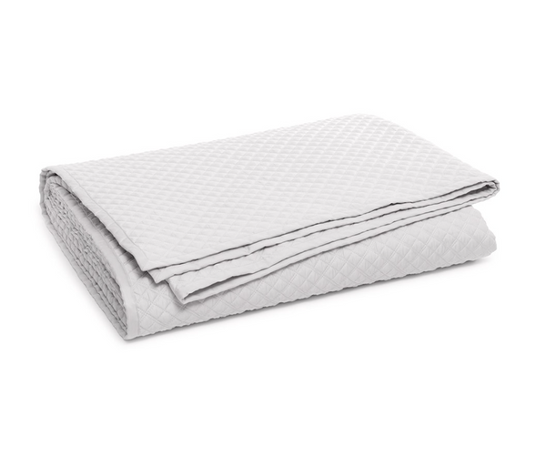 The Ralph Lauren Home bedspread, from the Argyle (Platinum) collection