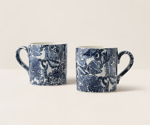 Set of mugs from the Faded Peony collection by Ralph Lauren