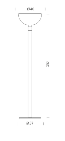 Lampa podłogowa AM2C marki Nemo Lighting