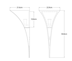 Alina Tail wall lamp by Aerin Visual Comfort brand