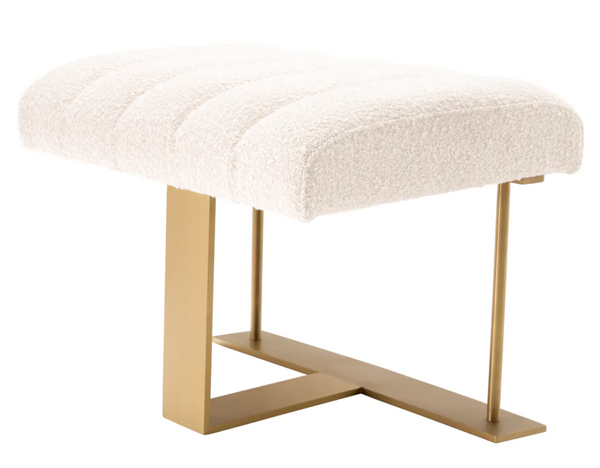 McGuire pouffe by Eichholtz