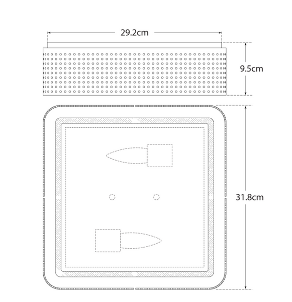 Plafon Precision Large projektu Kelly Wearstler marki Visual Comfort
