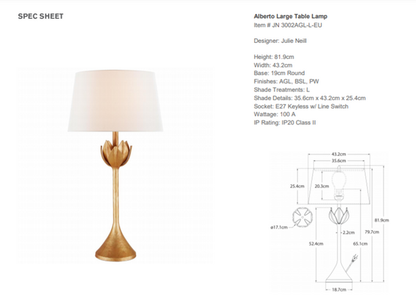 Julie Neill Alberto Table Lamp