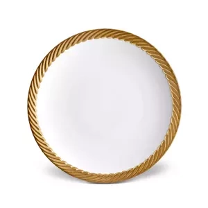 L'Objet dinner plate, from the Corde (Gold) collection