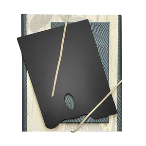 Large folder for rusunek Armani Casa Sanzio Indigo