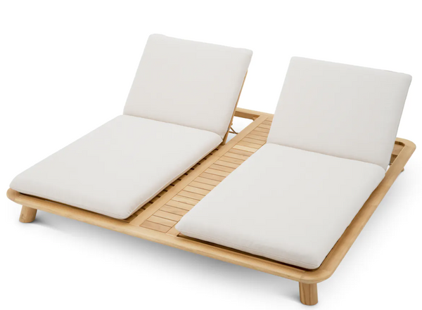Weston Double garden lounger by Eichholtz